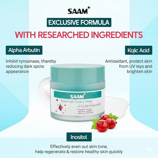 SAAM Renewal Face Cream | كريم سام لتجديد البشرة