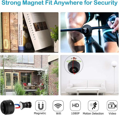Keepinno Mini WiFi Hidden Camera – 1080P HD Spy Cam with Live Feed, Night Vision & Motion Detection