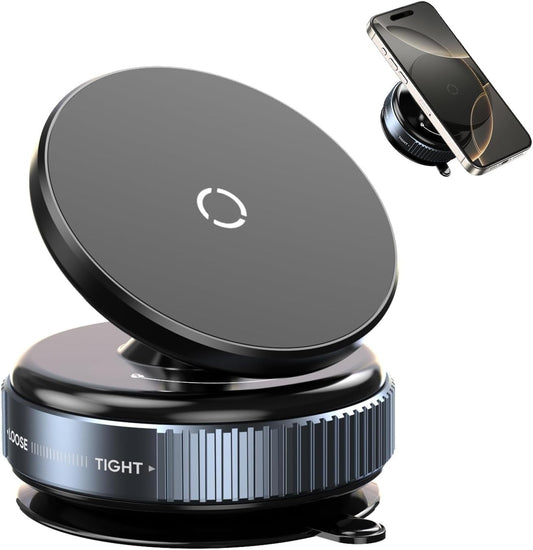 Magnetic Vaccum Car Phone Holder